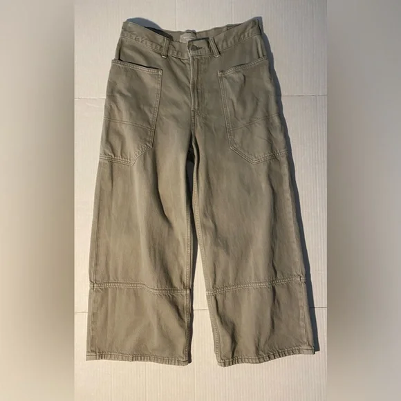 Everlane Gardner Jeans Moss Wide-Leg Pants Size 29 - Picture 11 of 16